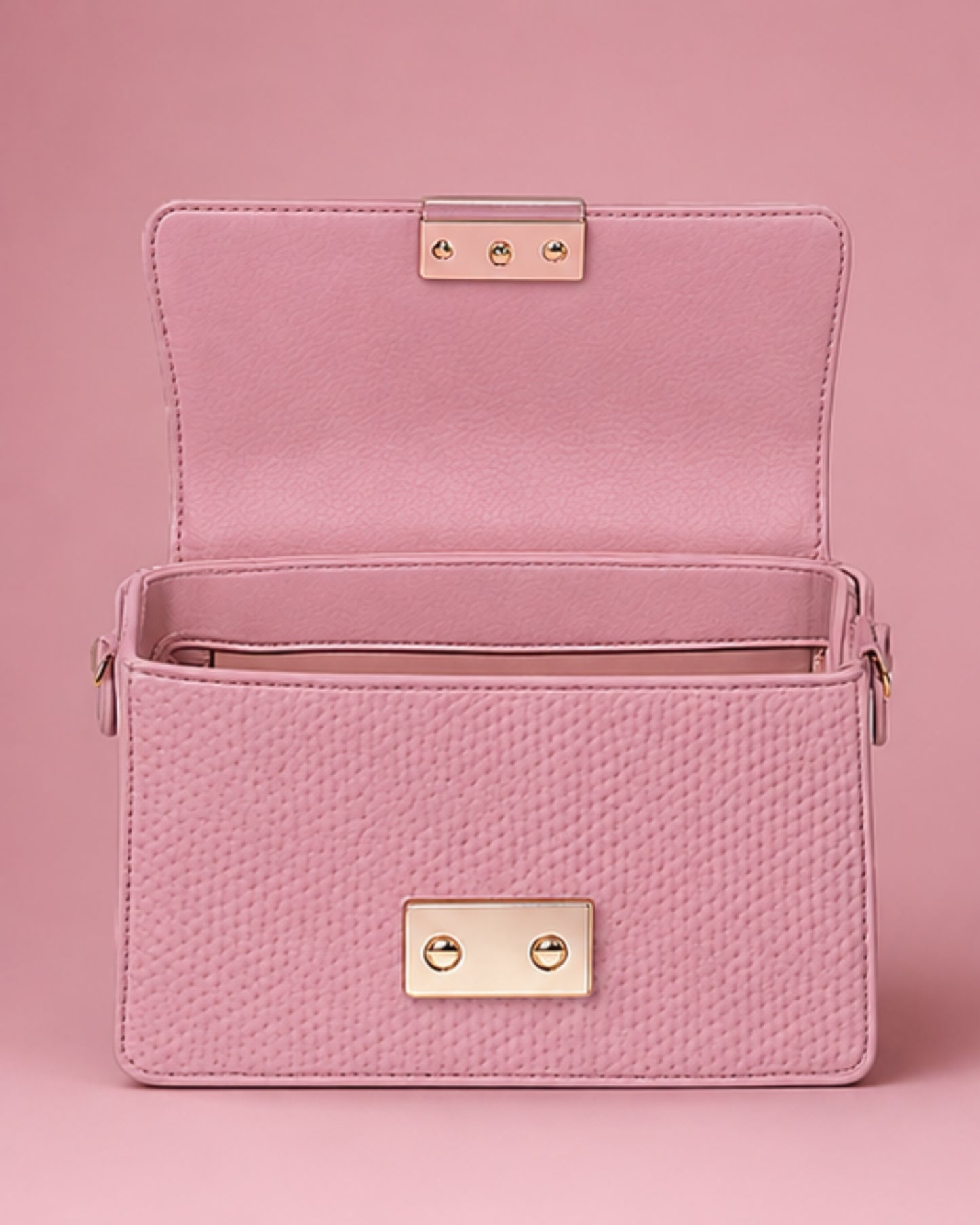 Swag Wali Saheli Structured Mini Top Handle Bag (Blush Pink)