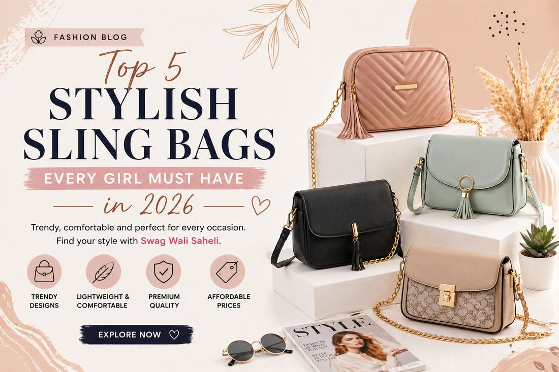 Top 5 Stylish Sling Bags Every Girl Must Have in 2026