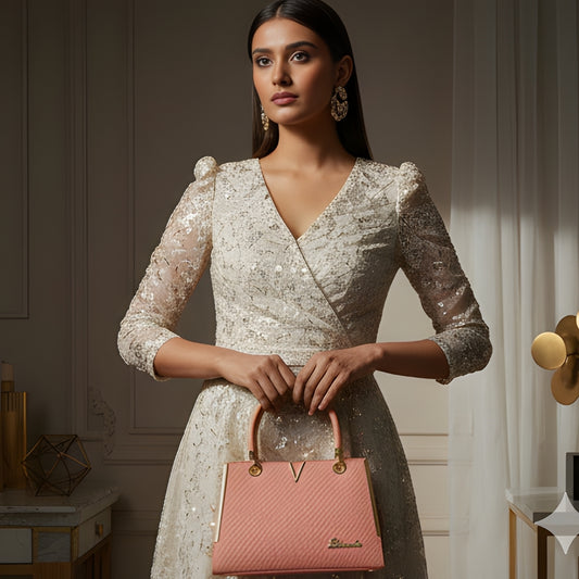 Borcelle Blush Pink Elite Hand Tote