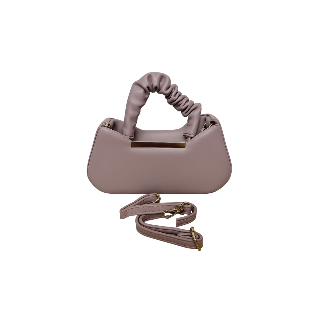Borcelle Blush Curve Minimalist Shoulder Bag