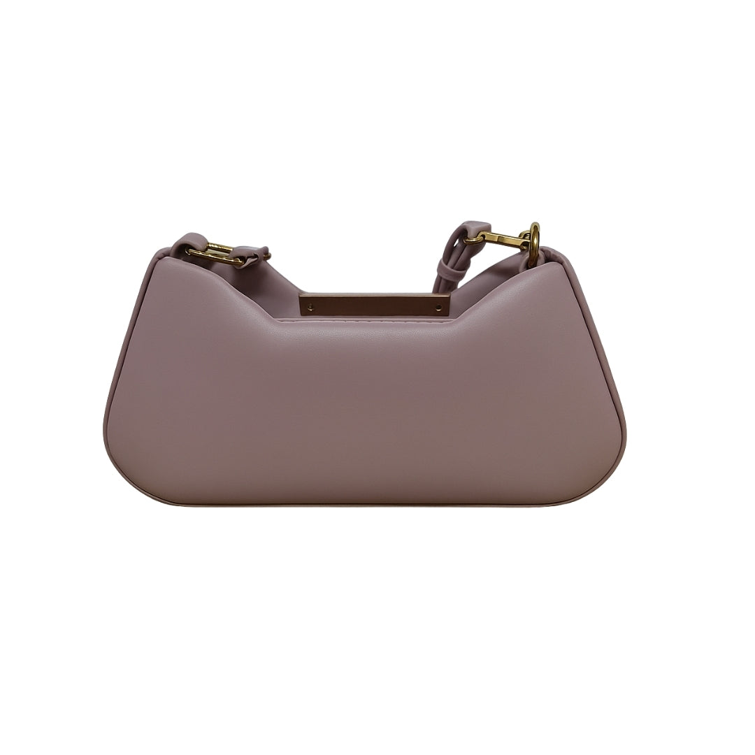 Borcelle Blush Curve Minimalist Shoulder Bag