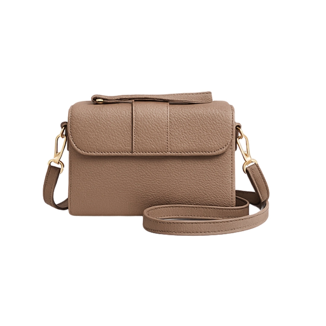Borcelle Mocha Classic Buckle Mini Sling