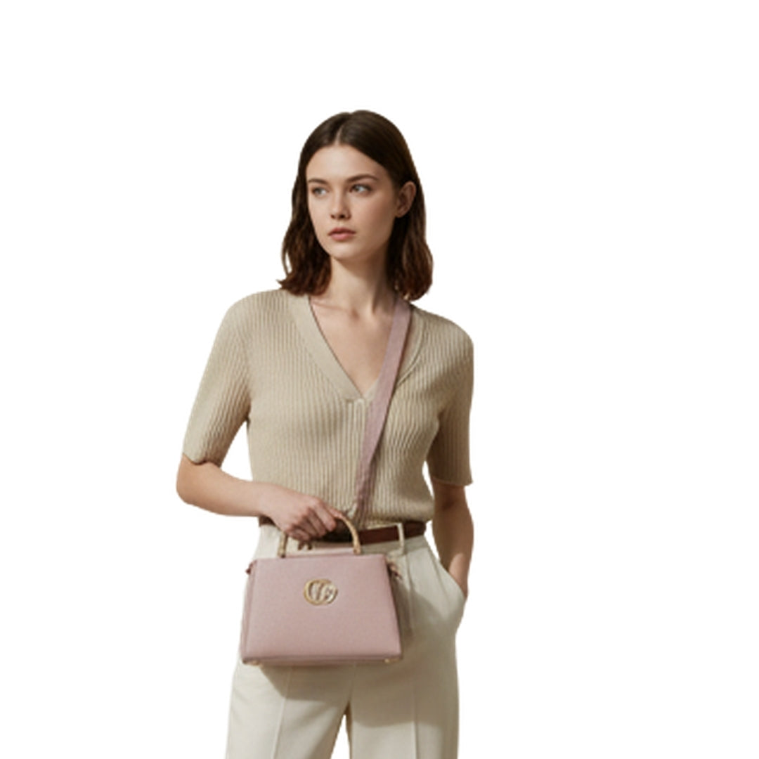 Borcelle Blush GG Signature Elegant Hand Tote