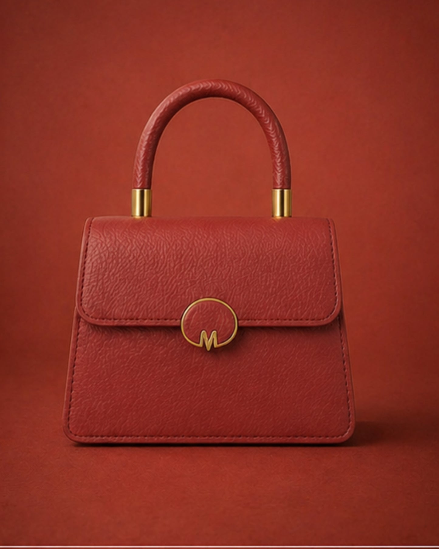 Swag Wali Saheli Royal Structured Handbag (Crimson Red Edition)