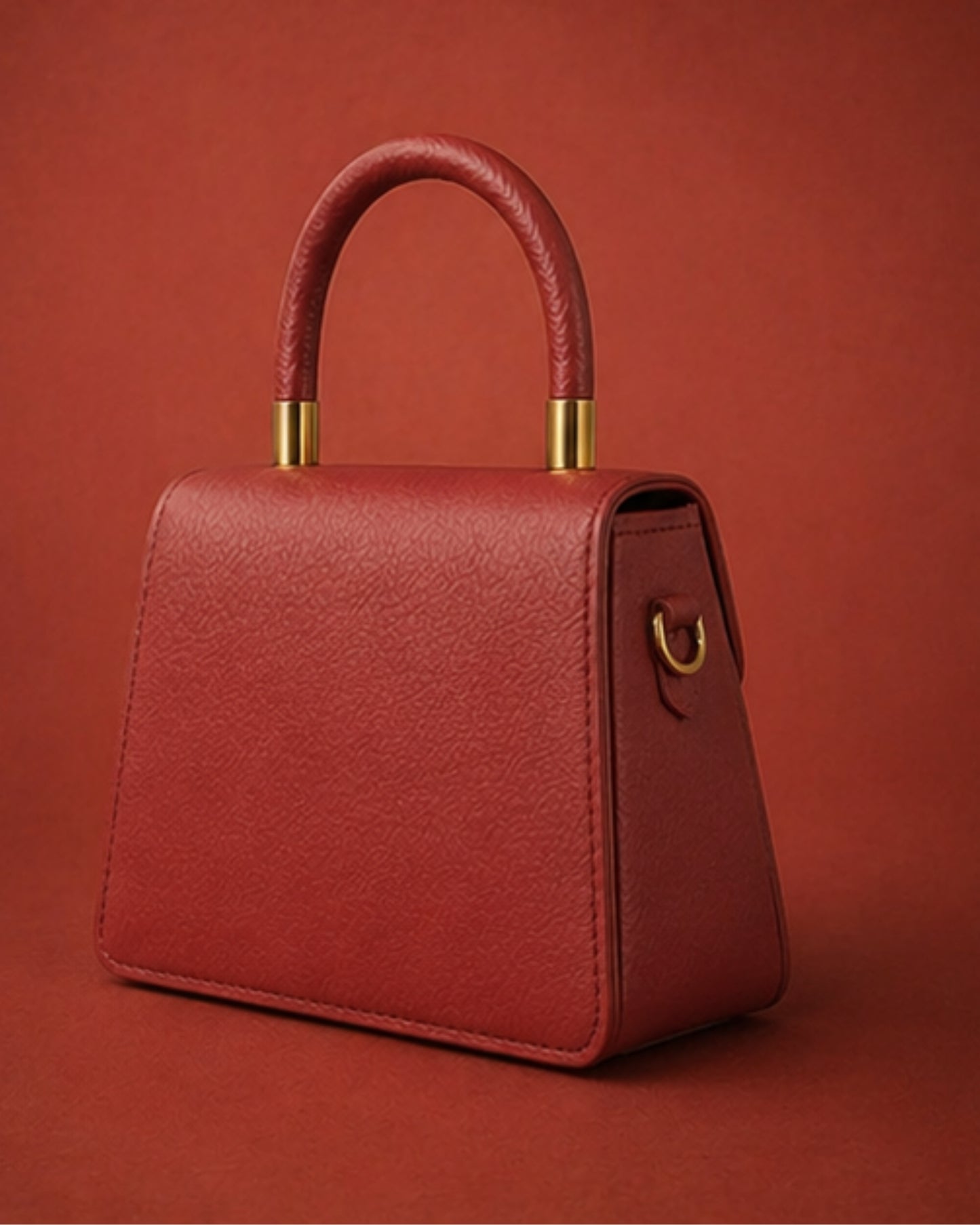 Swag Wali Saheli Royal Structured Handbag (Crimson Red Edition)