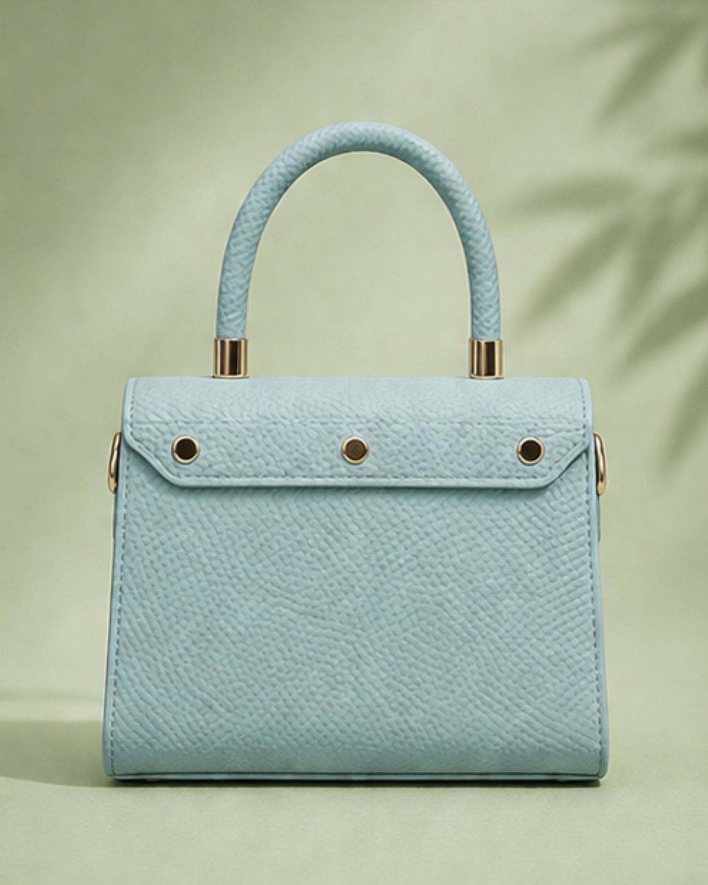 Swag Wali Saheli Structured Mini Top Handle Bag (Pastel Blue)