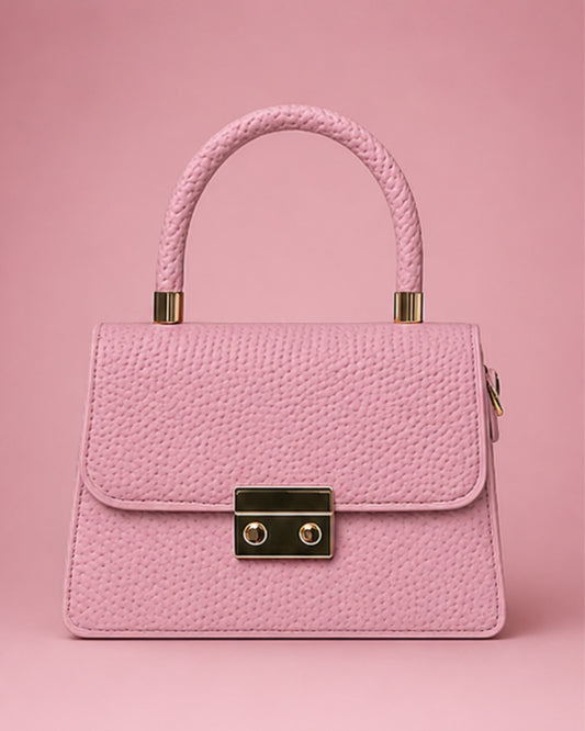 Swag Wali Saheli Structured Mini Top Handle Bag (Blush Pink)