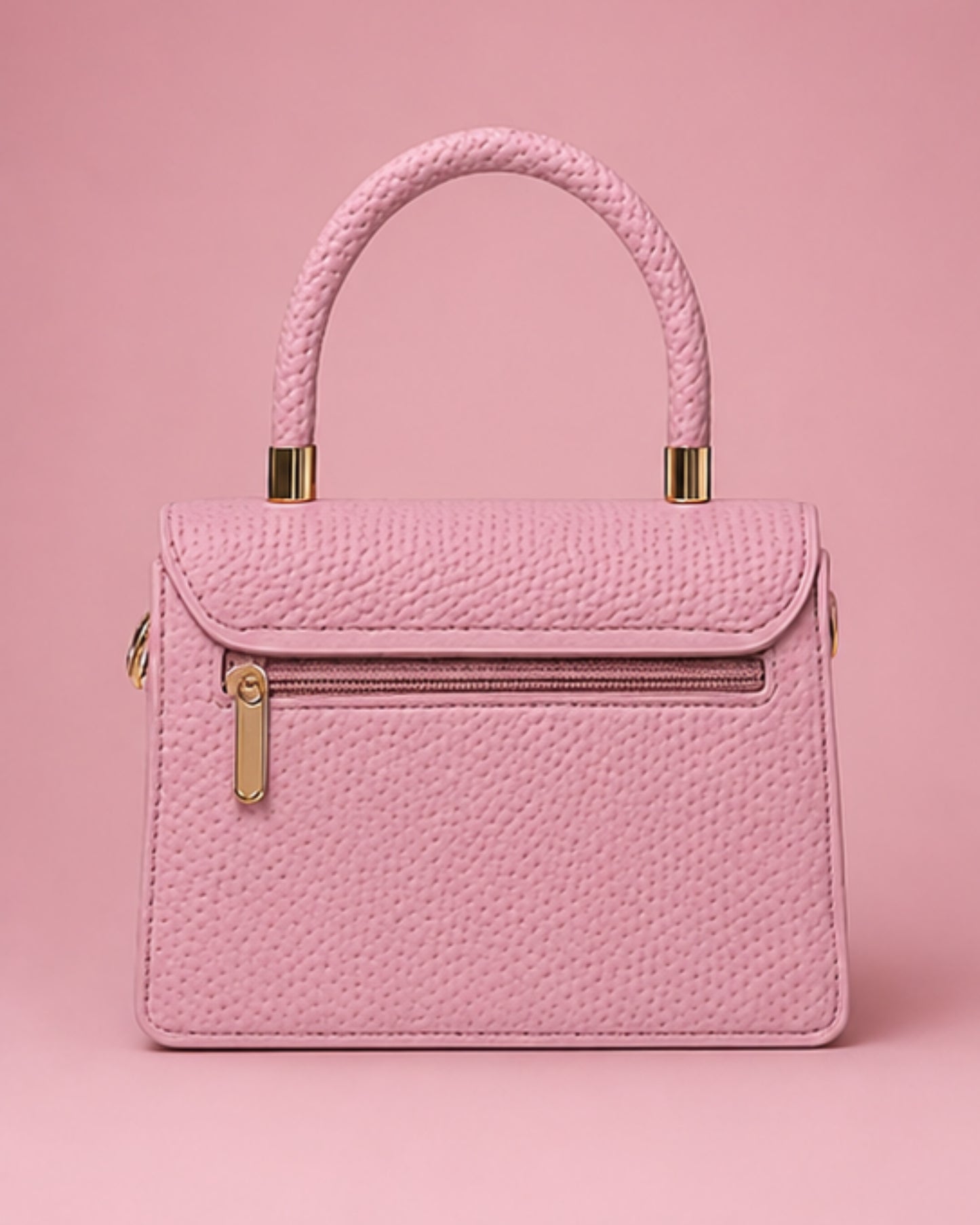 Swag Wali Saheli Structured Mini Top Handle Bag (Blush Pink)