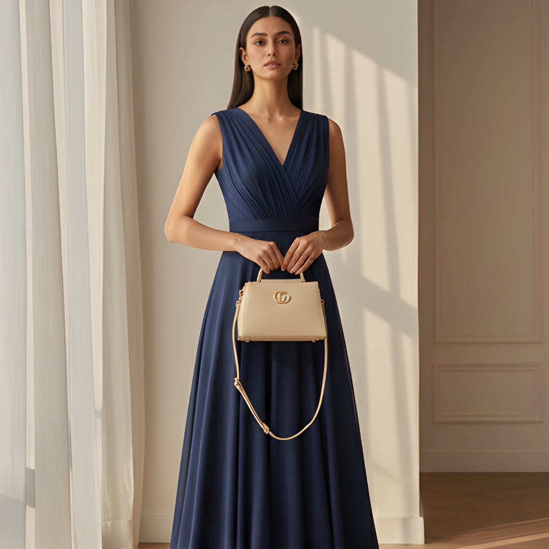 Borcelle Caramel Elite GG Structured Tote